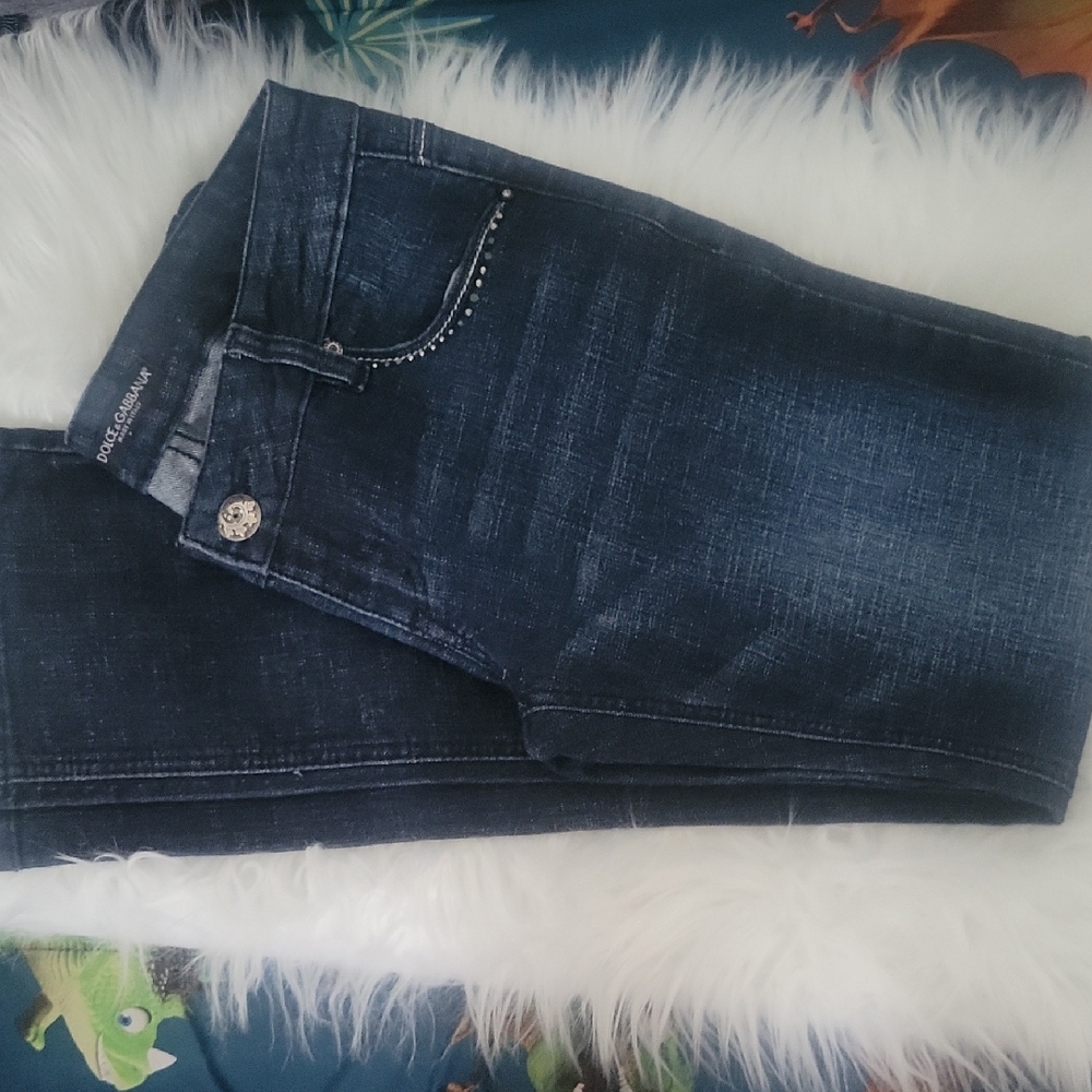 Dolce & Gabbana Dark Blue Skinny Jeans